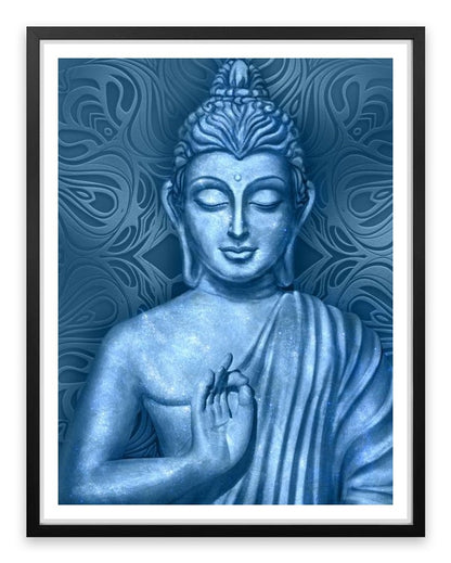 Buddha in blue