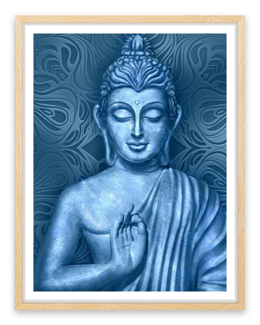 Buddha in blue
