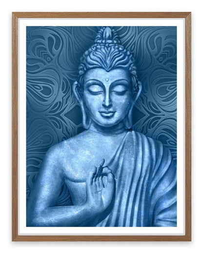 Buddha in blue