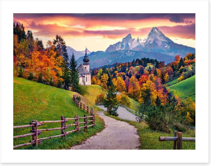 Autumn in the alps