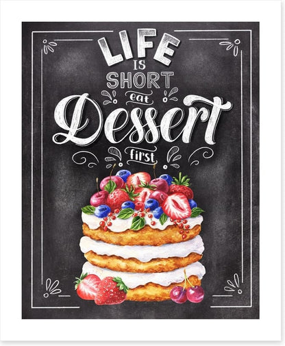 Eat dessert first