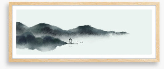 Lonely pagoda panorama