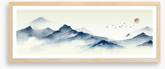 Mountain mist panorama