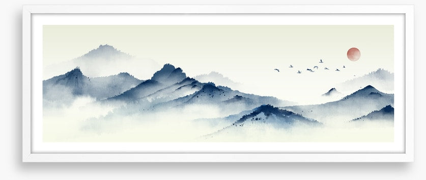 Mountain mist panorama