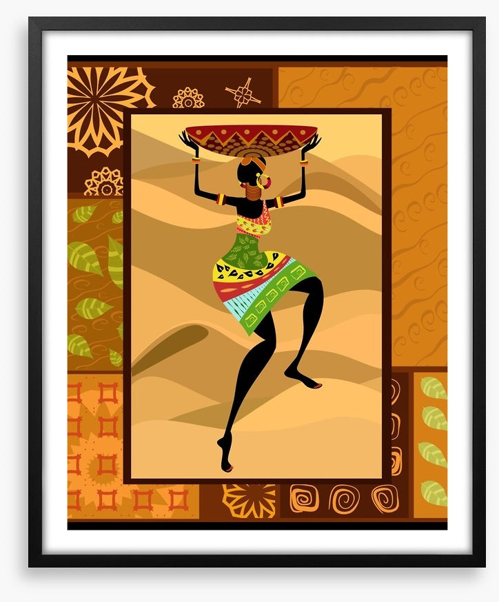 Dance of the tribal basket