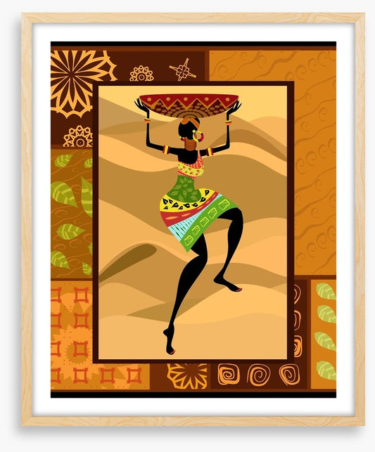 Dance of the tribal basket