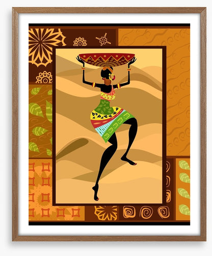 Dance of the tribal basket