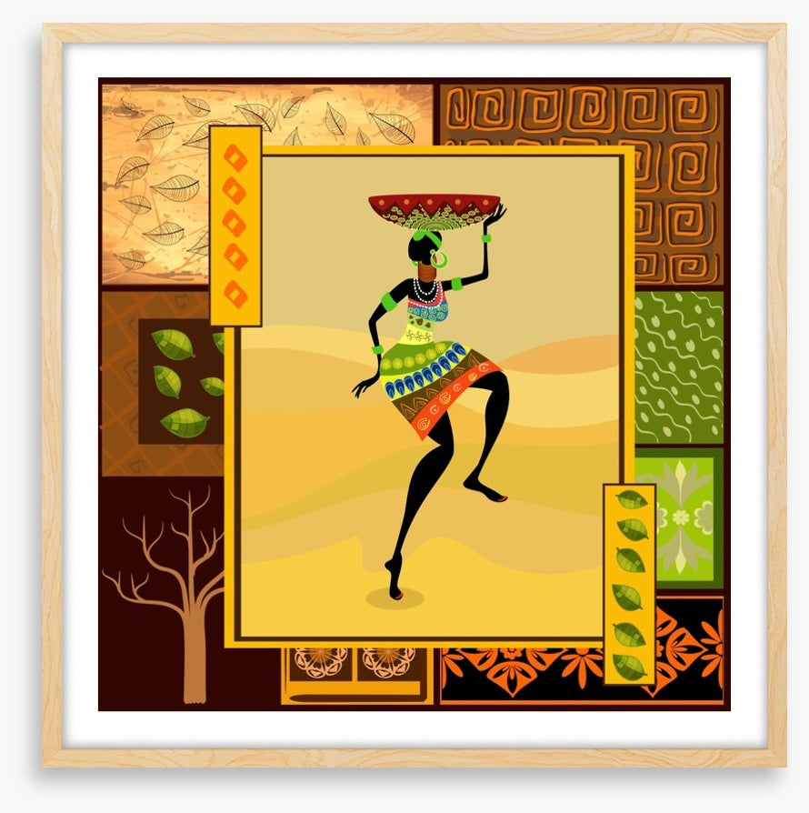 Dancing with the tribal basket