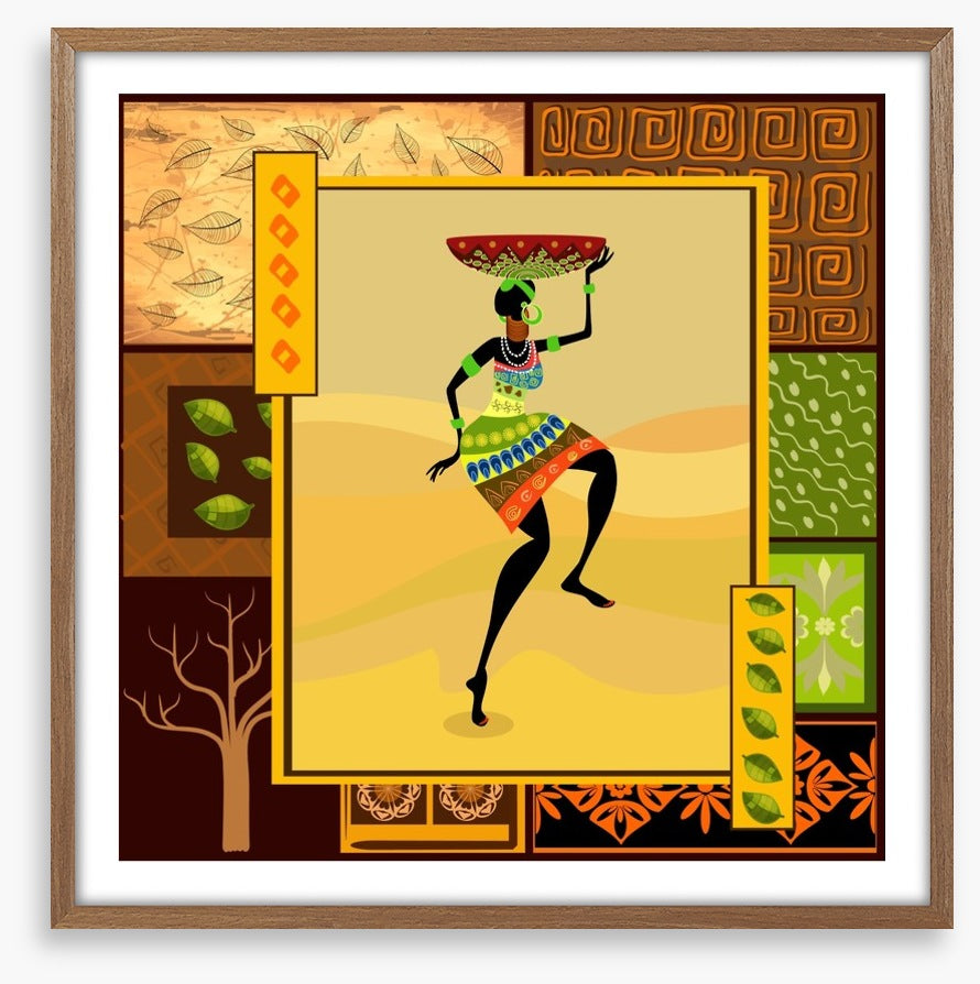 Dancing with the tribal basket