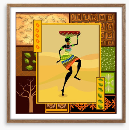 Dancing with the tribal basket