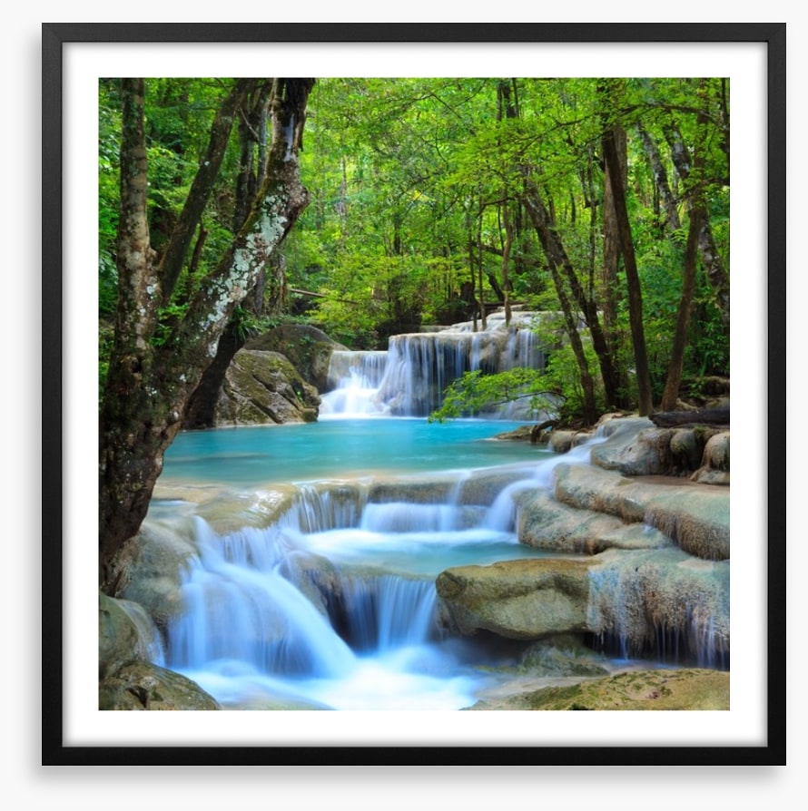 Erawan Waterfall in Kanchanaburi, Thailand