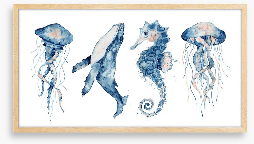 Sea life blush