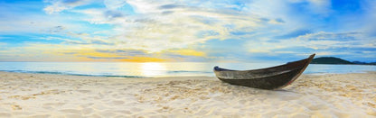 Wooden boat on the beach