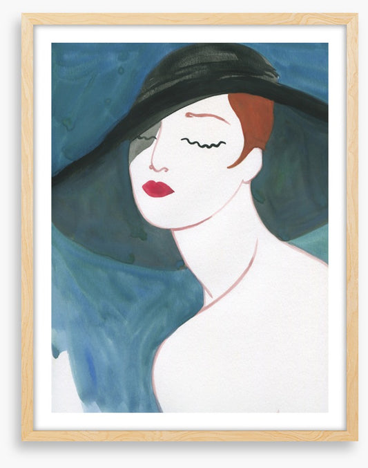 Wearing a hat