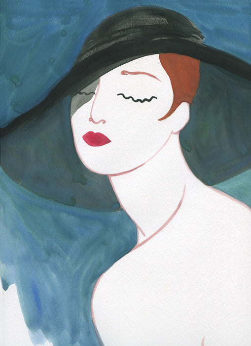Wearing a hat