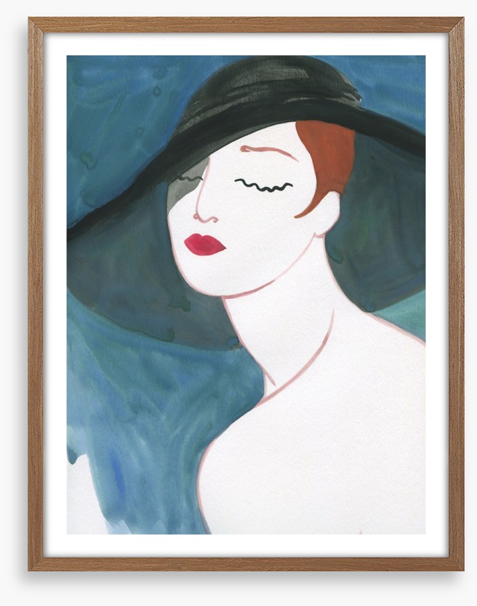 Wearing a hat