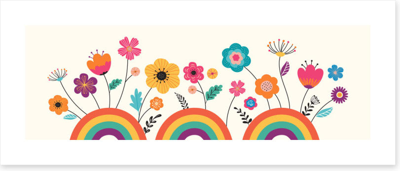 The rainbow garden