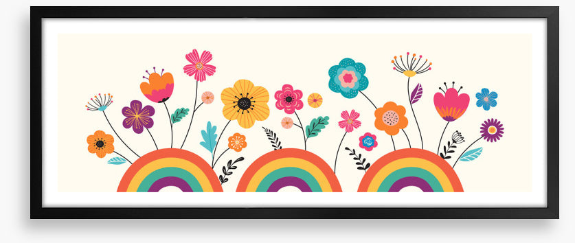 The rainbow garden