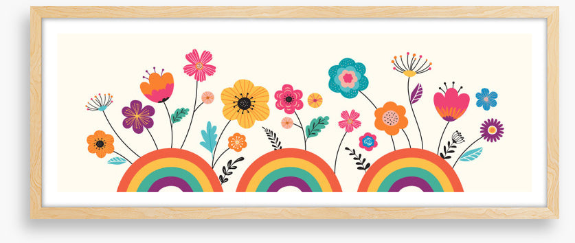 The rainbow garden