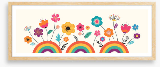 The rainbow garden