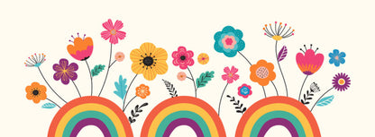 The rainbow garden