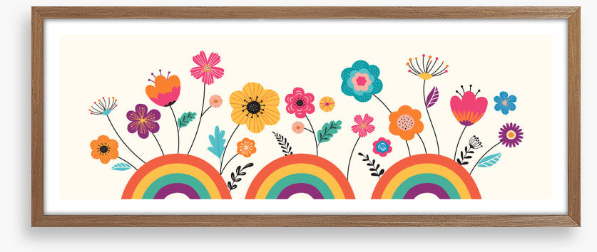 The rainbow garden