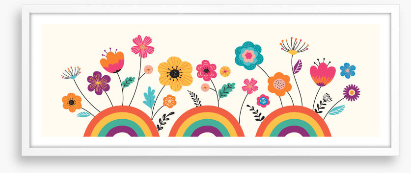 The rainbow garden