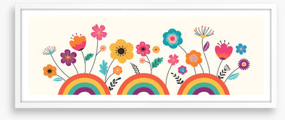 The rainbow garden