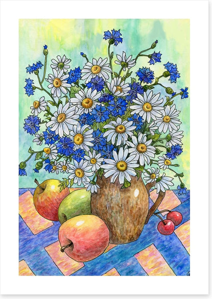 Among the apples