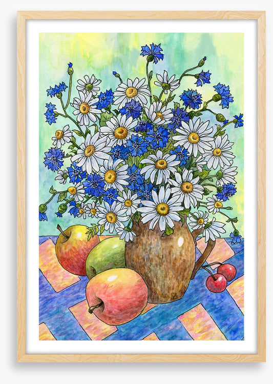 Among the apples
