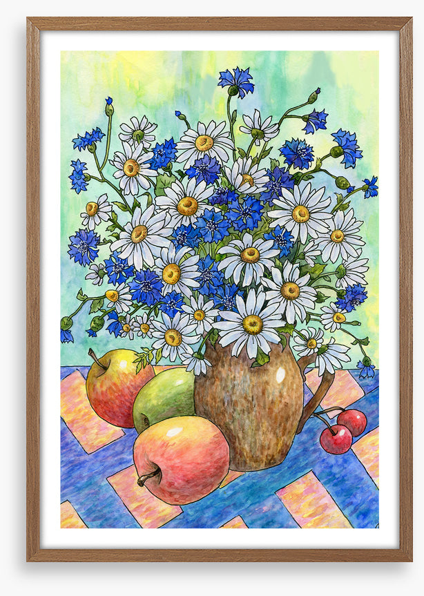 Among the apples