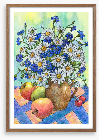 Among the apples