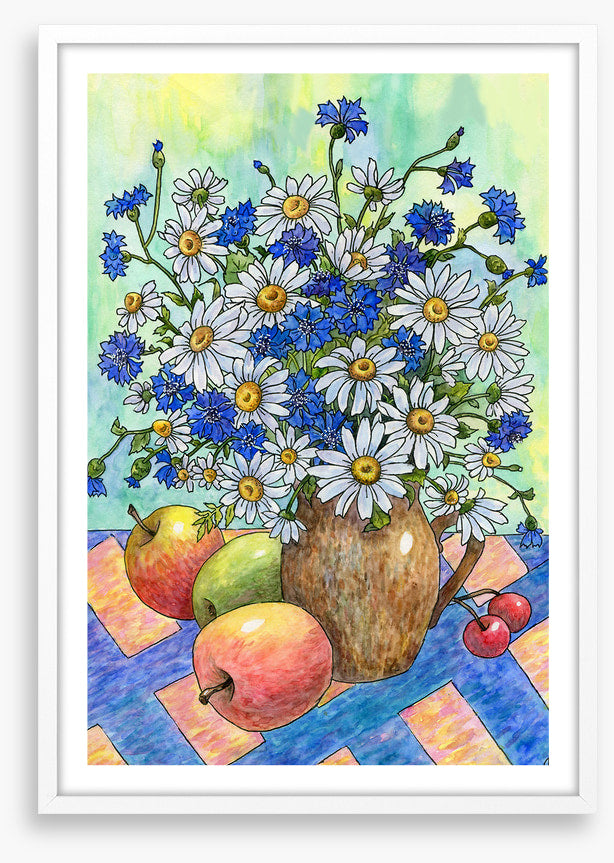Among the apples