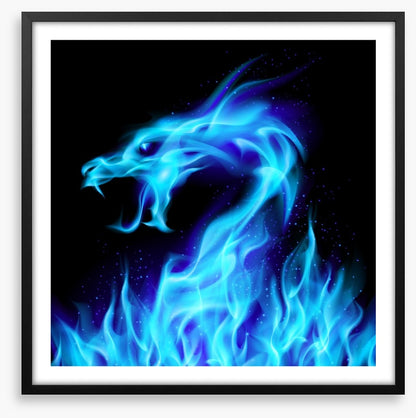 Blue spirit dragon