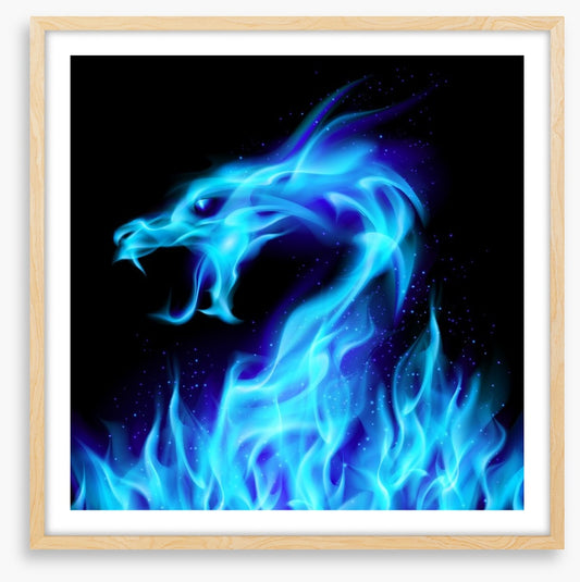 Blue spirit dragon