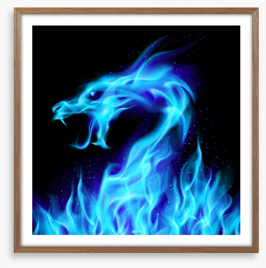 Blue spirit dragon