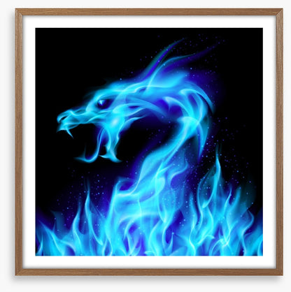 Blue spirit dragon