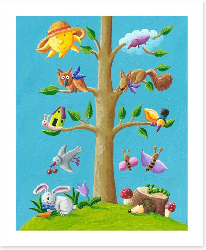 Life on the happy tree