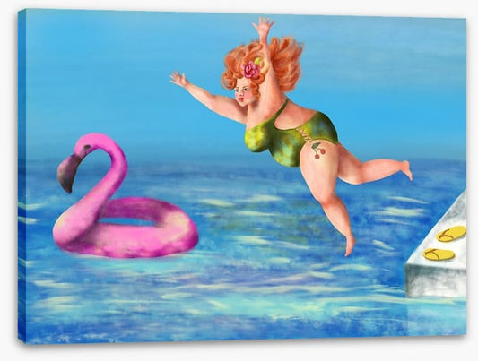 Chasing flamingos