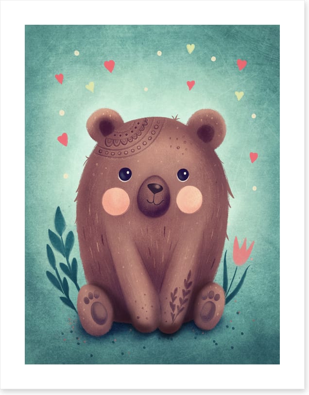 Blushing bear