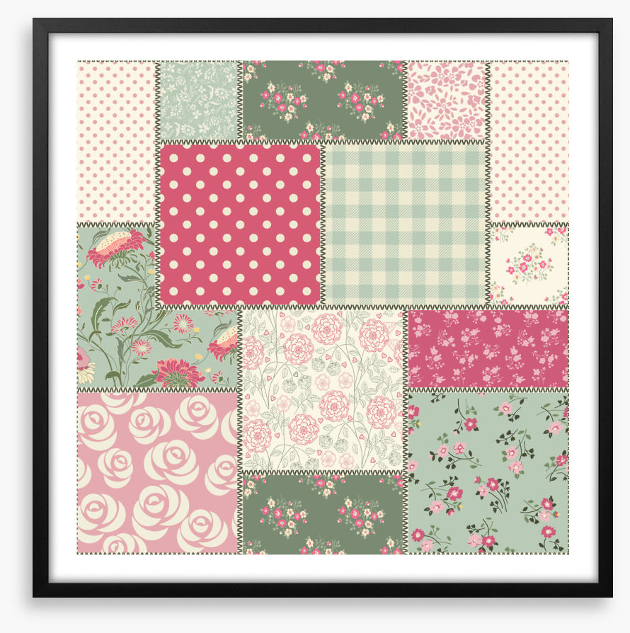 Vintage spring patchwork