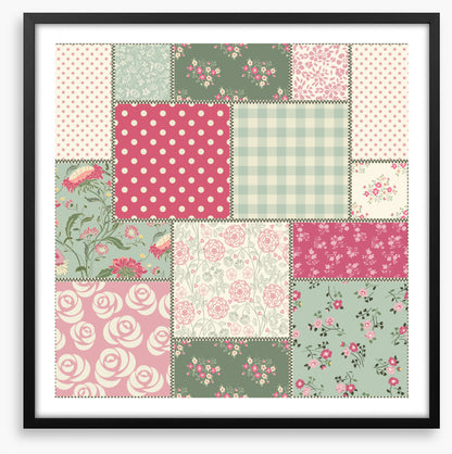 Vintage spring patchwork