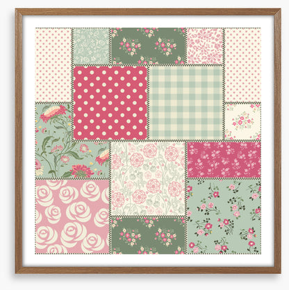Vintage spring patchwork