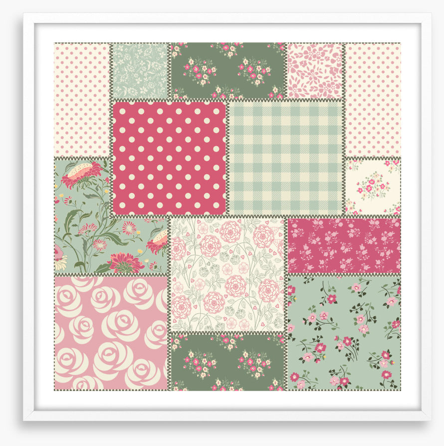 Vintage spring patchwork