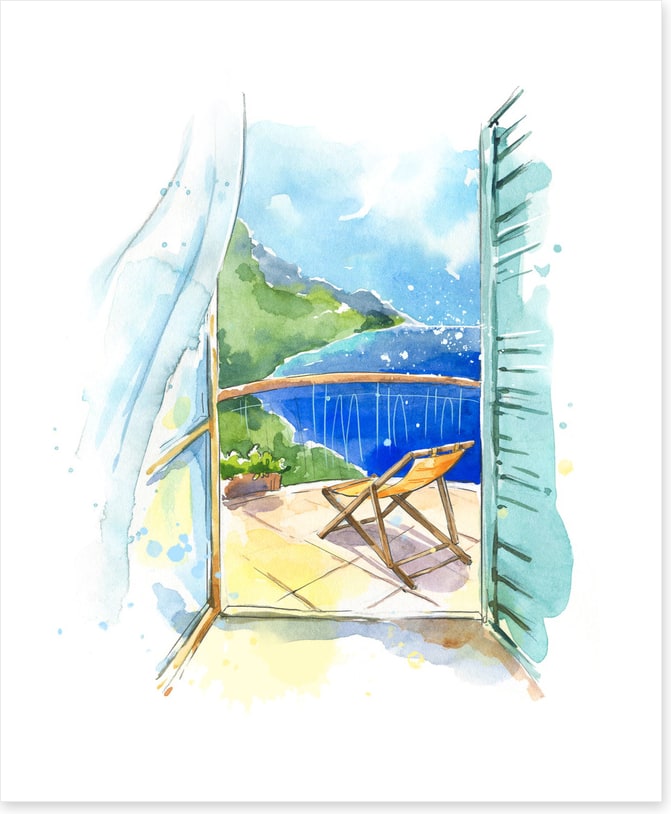 A sea view