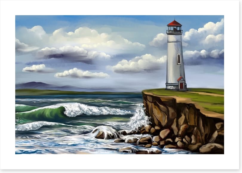 Lighthouse island