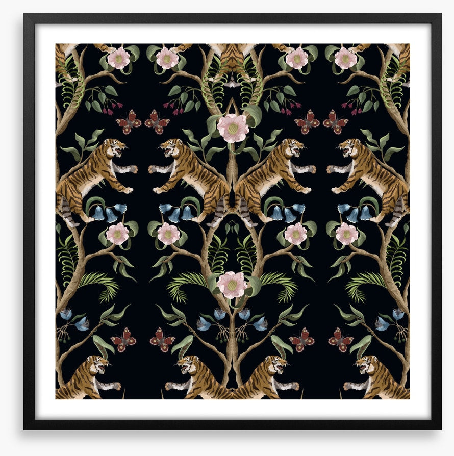Chinoiserie tigers