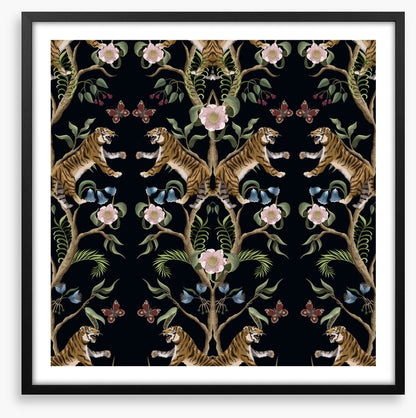 Chinoiserie tigers