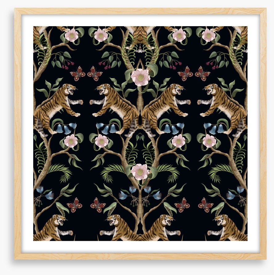 Chinoiserie tigers