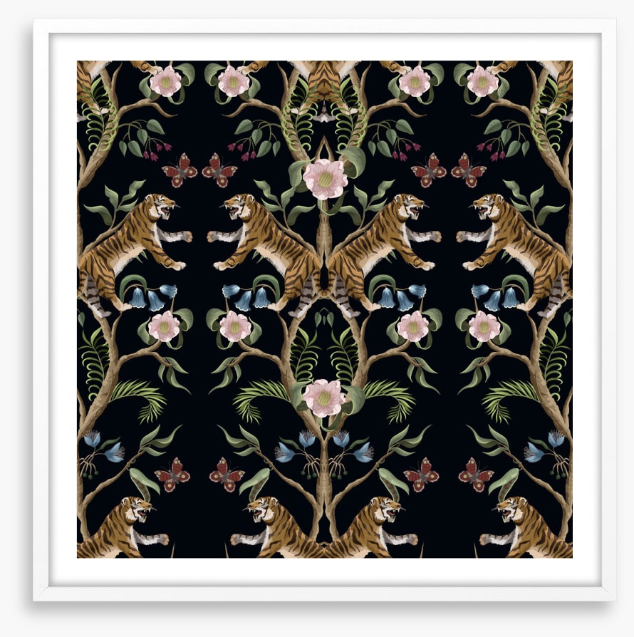 Chinoiserie tigers